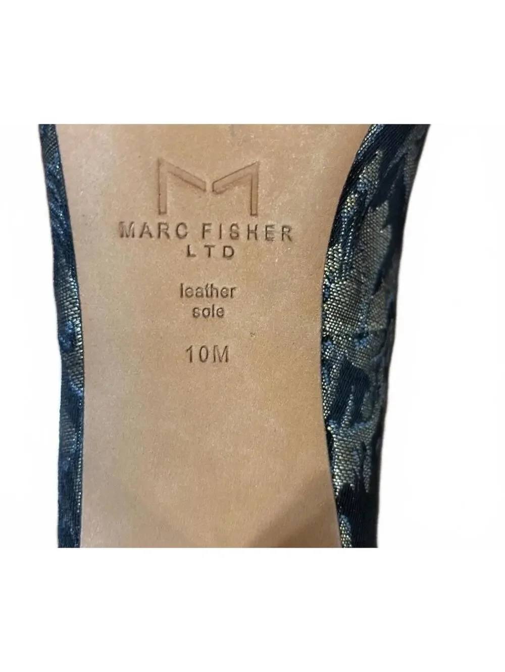 Marc Fisher style floral leather